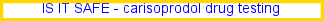 Carisoprodol